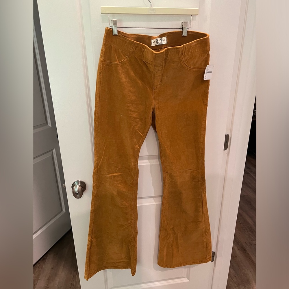 Free people velvet flared pants